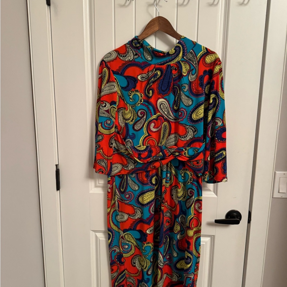 Multicoloured dress by Julie Moi size 16 brand new never been worn